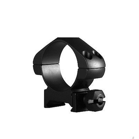 Hawke Optics Hawke Sport Optics  30mm Precision Steel Rings Weaver Medium with Nut, Black - 2 Piece 23006